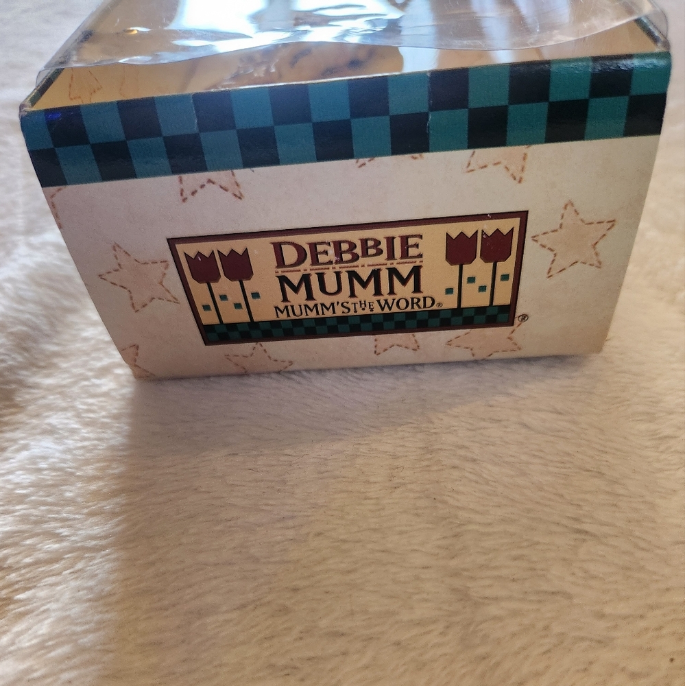 Debbie Mumm Button Santa Claus Candle Snuffer Stars Handle Christmas Vintage NIB - Picture 8 of 9